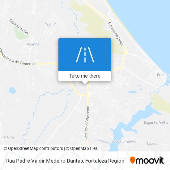 Rua Padre Valdir Medeiro Dantas map