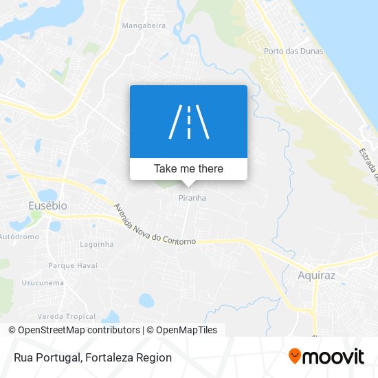 Rua Portugal map