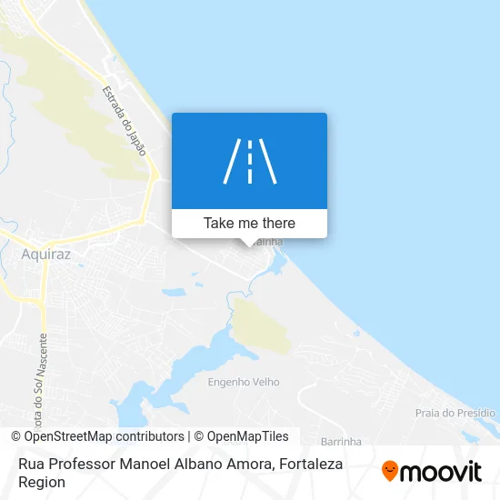 Rua Professor Manoel Albano Amora map