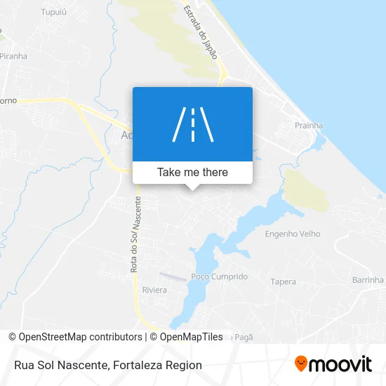 Rua Sol Nascente map