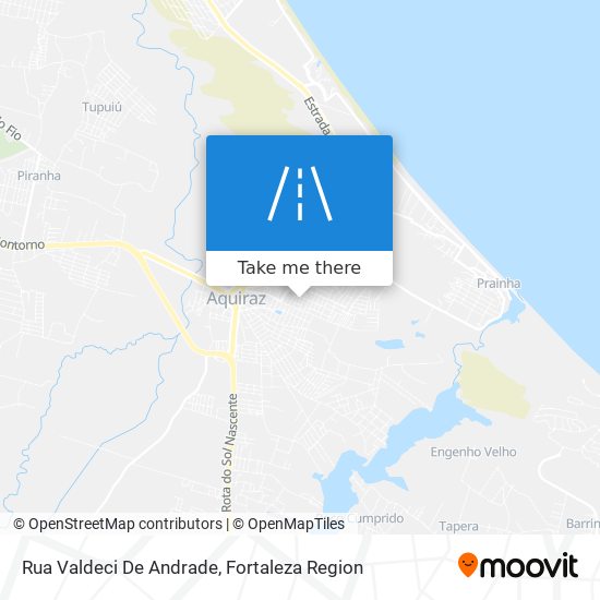 Mapa Rua Valdeci De Andrade