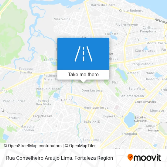 Rua Conselheiro Araújo Lima map