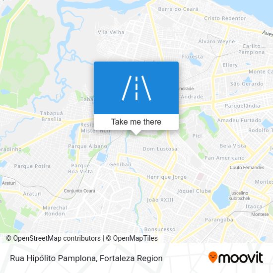 Rua Hipólito Pamplona map