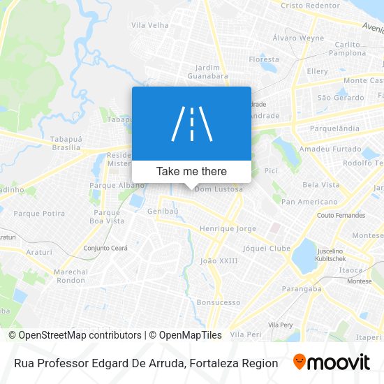 Rua Professor Edgard De Arruda map