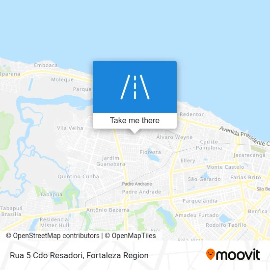 Rua 5 Cdo Resadori map