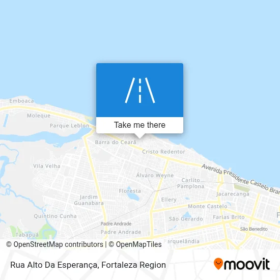 Rua Alto Da Esperança map