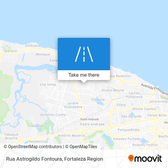 Rua Astrogildo Fontoura map