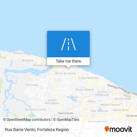 Rua Barra Vento map