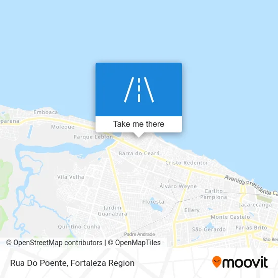 Rua Do Poente map