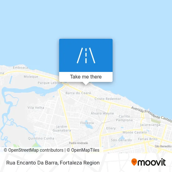Rua Encanto Da Barra map
