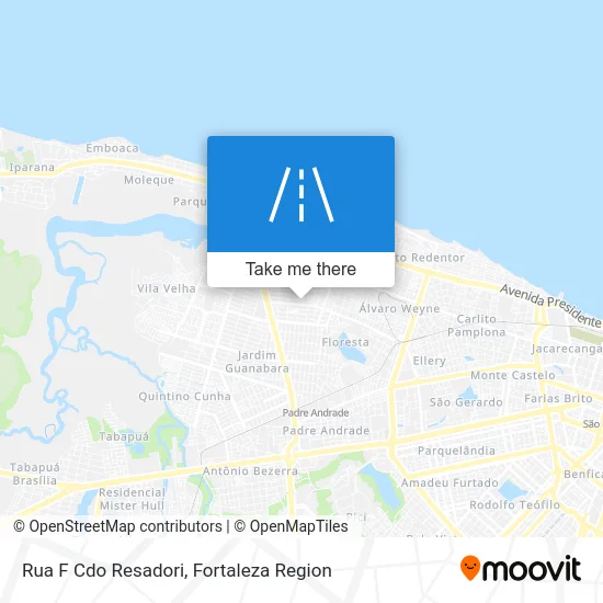 Rua F Cdo Resadori map