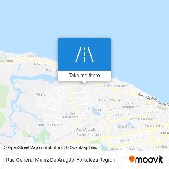Rua General Muniz De Aragão map