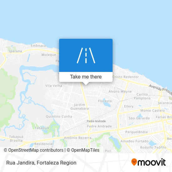 Rua Jandira map