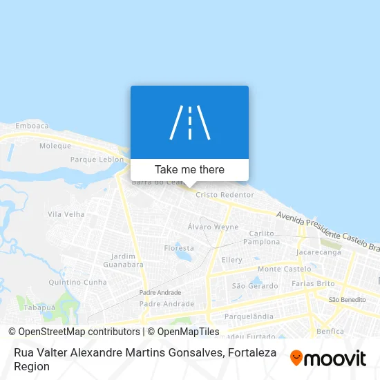 Rua Valter Alexandre Martins Gonsalves map