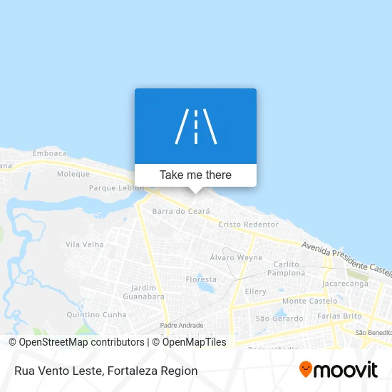 Rua Vento Leste map