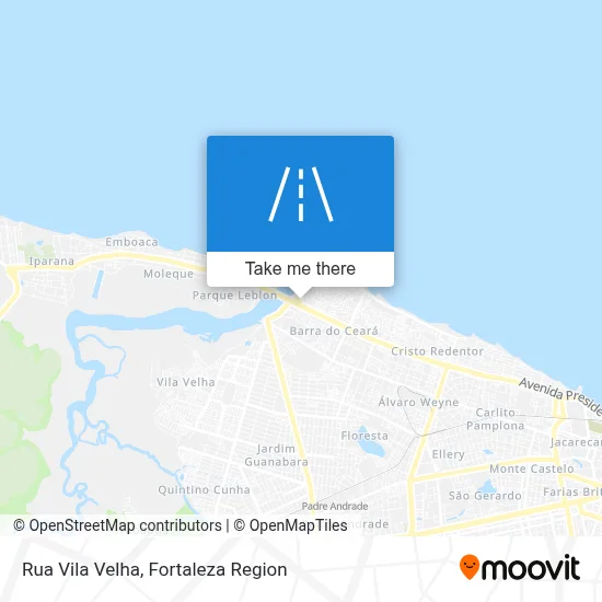 Rua Vila Velha map