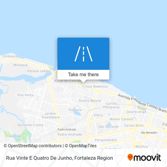 Rua Vinte E Quatro De Junho map