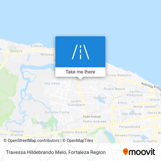Travessa Hildebrando Melo map