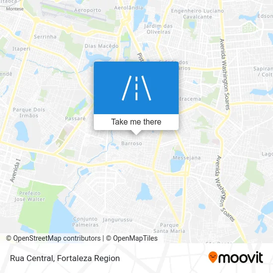 Rua Central map
