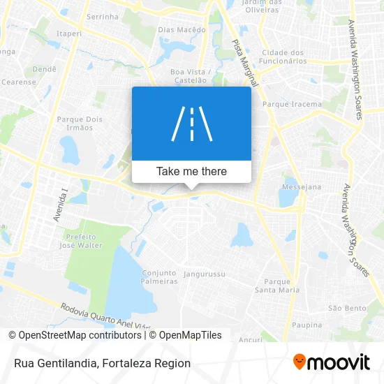 Rua Gentilandia map