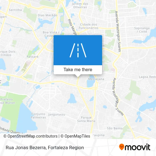 Rua Jonas Bezerra map