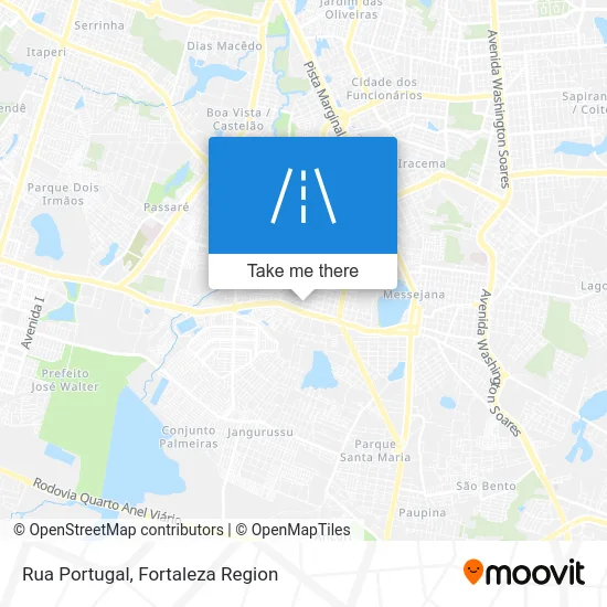 Rua Portugal map