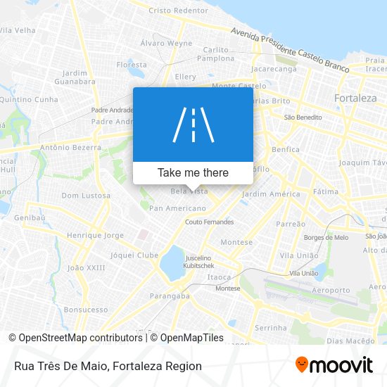 Rua Três De Maio map