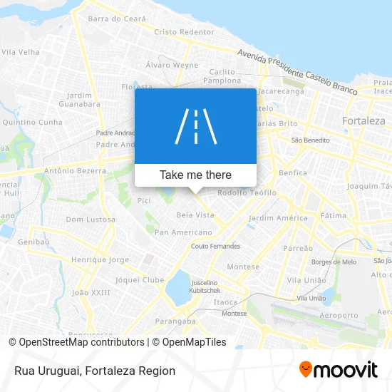 Rua Uruguai map