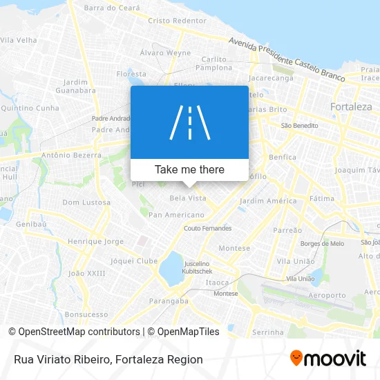 Rua Viriato Ribeiro map