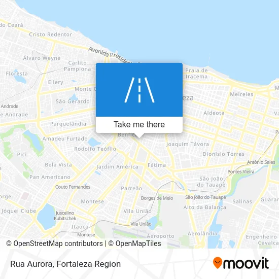 Rua Aurora map