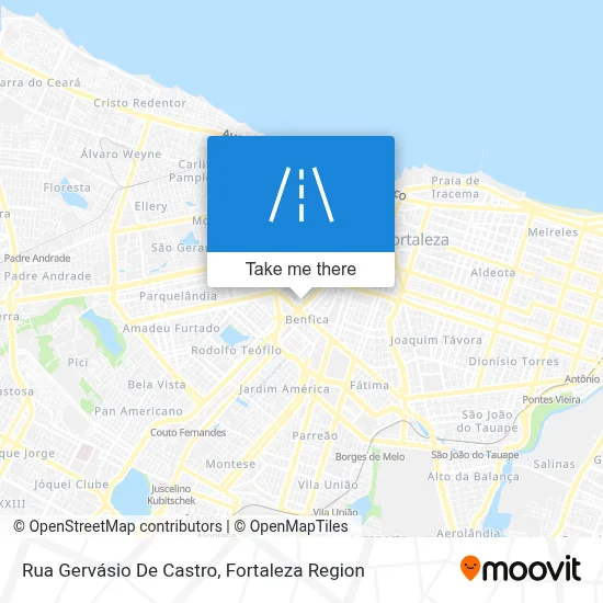 Rua Gervásio De Castro map
