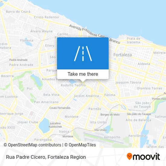 Rua Padre Cícero map