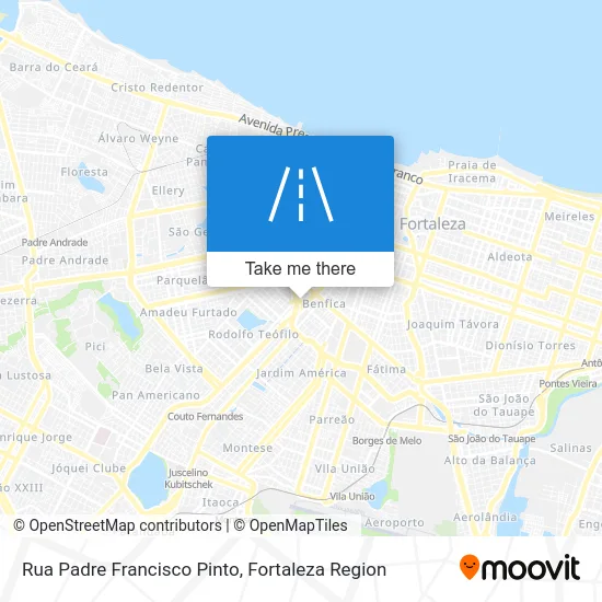 Rua Padre Francisco Pinto map