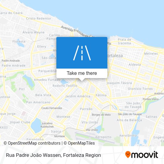 Rua Padre João Wassen map