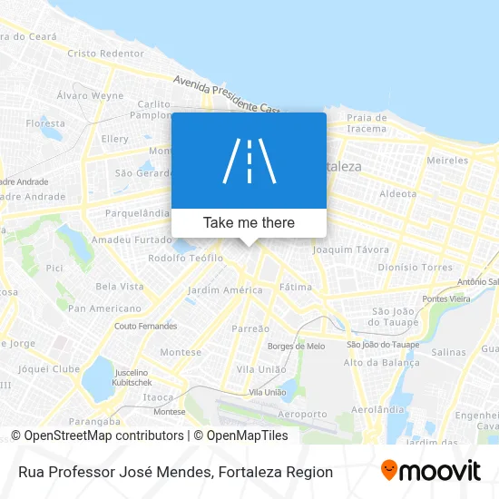 Rua Professor José Mendes map