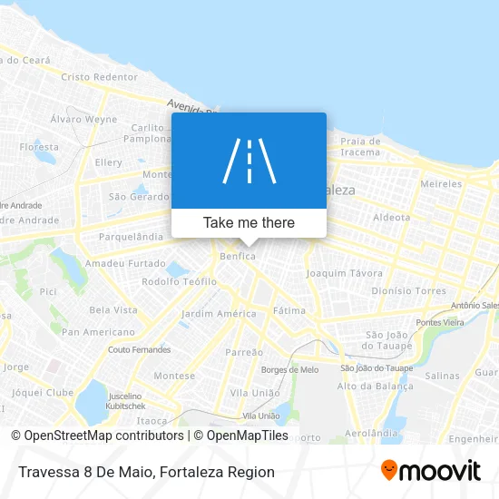 Travessa 8 De Maio map
