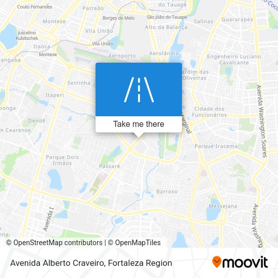 Avenida Alberto Craveiro map