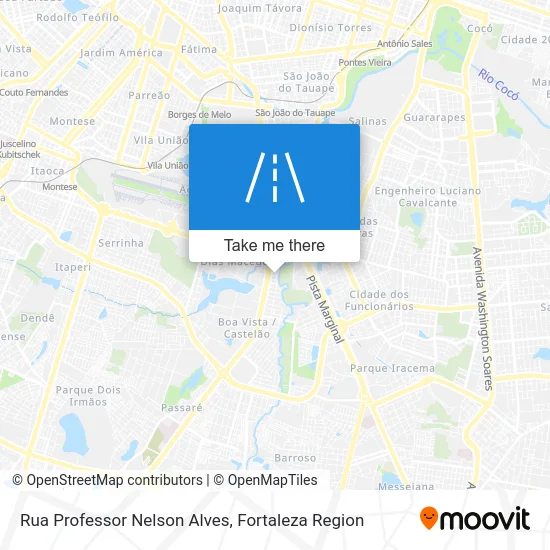 Rua Professor Nelson Alves map