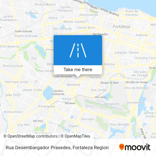 Rua Desembargador Praxedes map