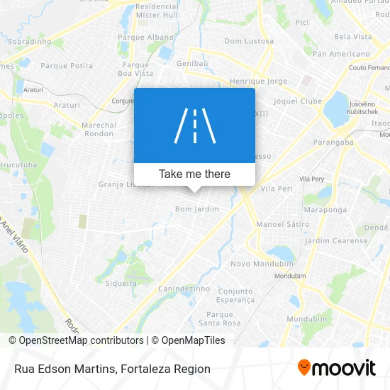 Rua Edson Martins map