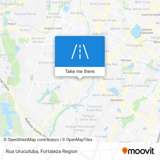 Rua Urucutuba map