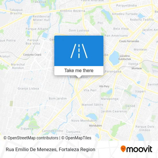 Rua Emílio De Menezes map
