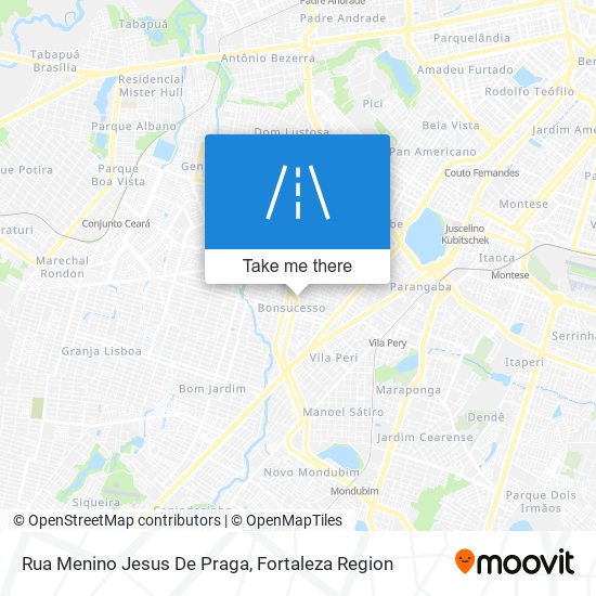 Mapa Rua Menino Jesus De Praga