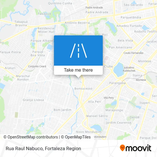 Rua Raul Nabuco map