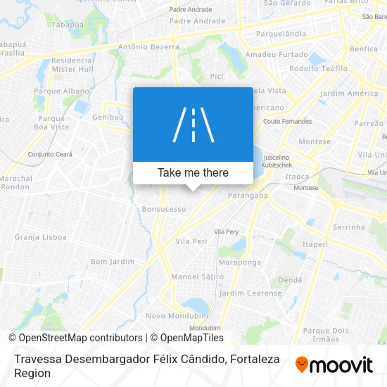 Travessa Desembargador Félix Cândido map