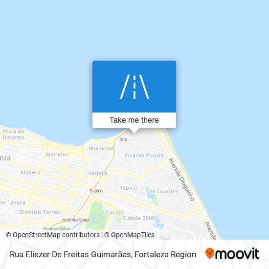 Rua Eliezer De Freitas Guimarães map