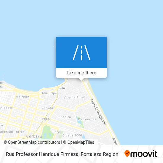 Rua Professor Henrique Firmeza map