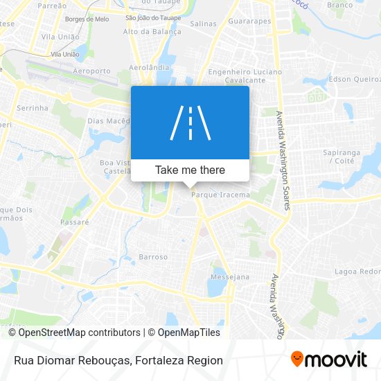 Rua Diomar Rebouças map