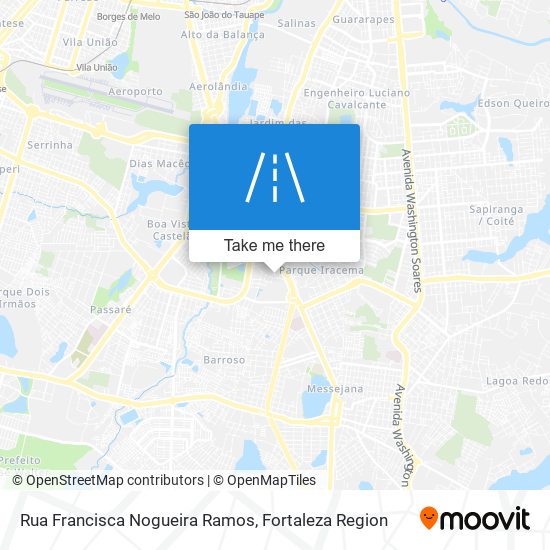 Mapa Rua Francisca Nogueira Ramos