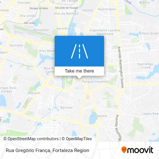 Rua Gregório França map